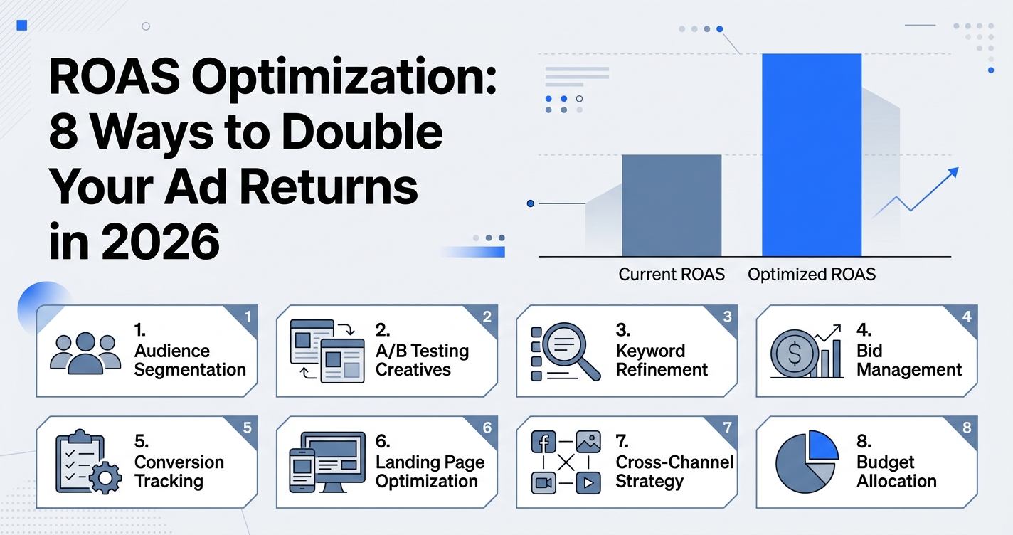ROAS Optimization: 8 Ways to Double Your Ad Returns in 2026 — Seen By Many